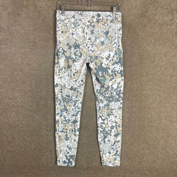 Spanx Jean-ish Leggings Womens Medium Multicolor Floral Print Soft Denim Pull On - Picture 11 of 13